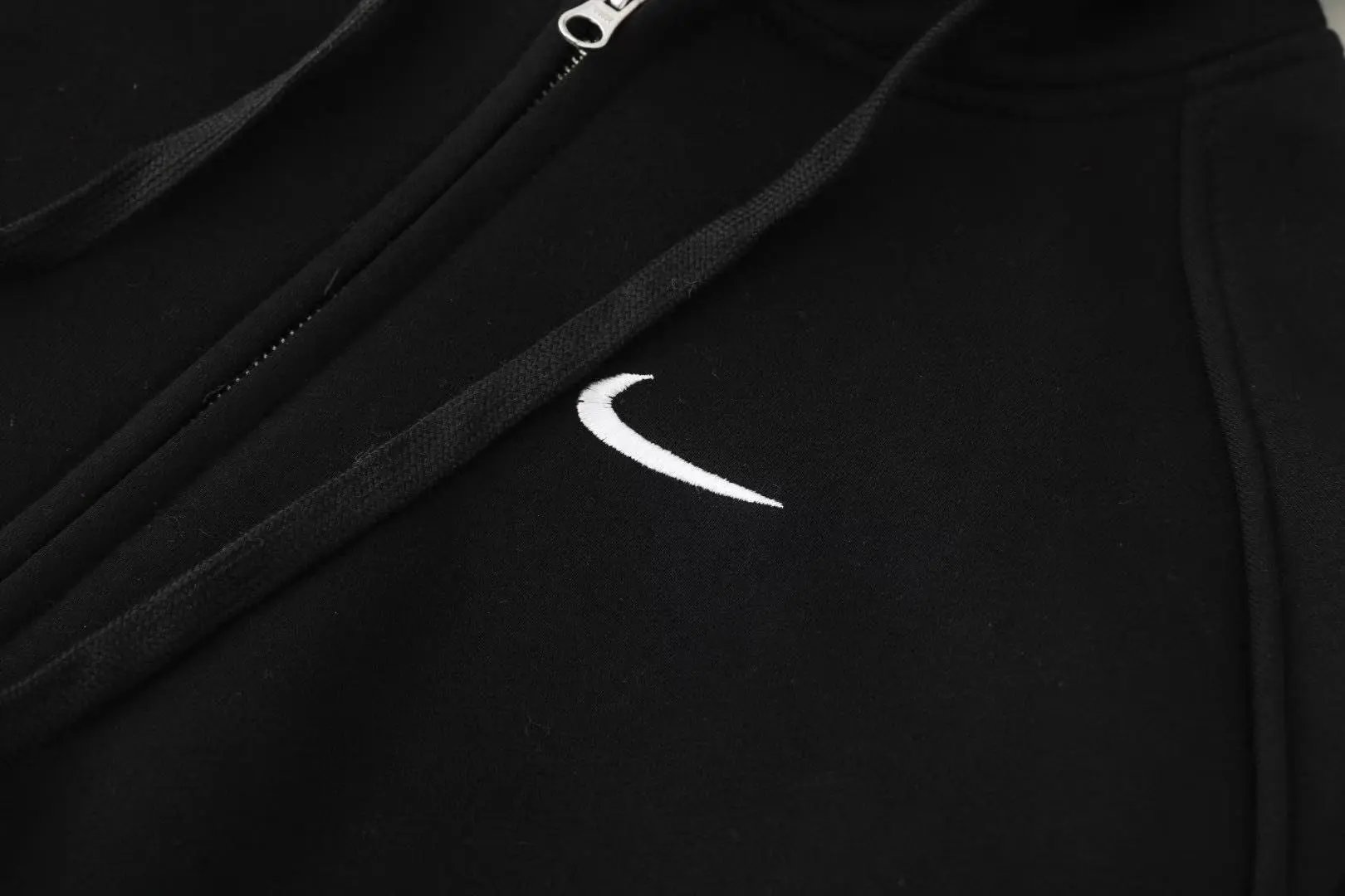 Supreme x Nike Swoosh Joggers Black and Gray Sweatpants - 12