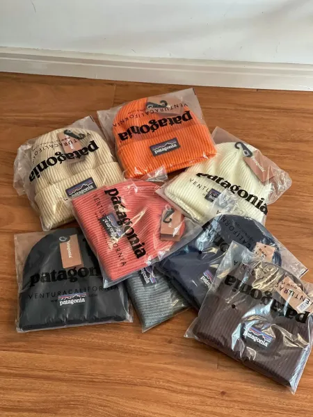 Patagonia Fisherman Beanie Beige Hat - 2