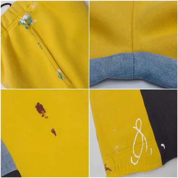 Gallery Dept. Paint-Splatter Sweatpants Blue - 4