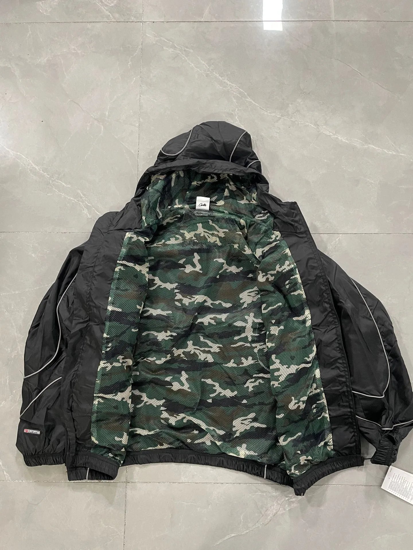 Off-White Industrial Pants Gray with Reflective Piping Track Pants - 15
