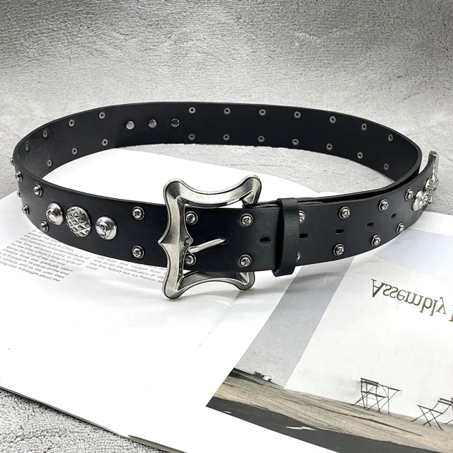 Chrome Hearts Belts Cross Patch Roller Buckle Belt product detail image 43