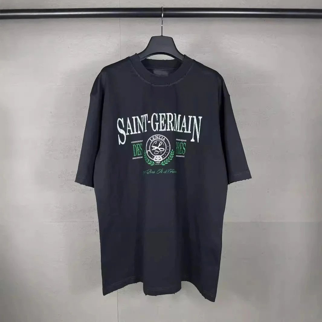 Printed Washed Distressed T-Shirt