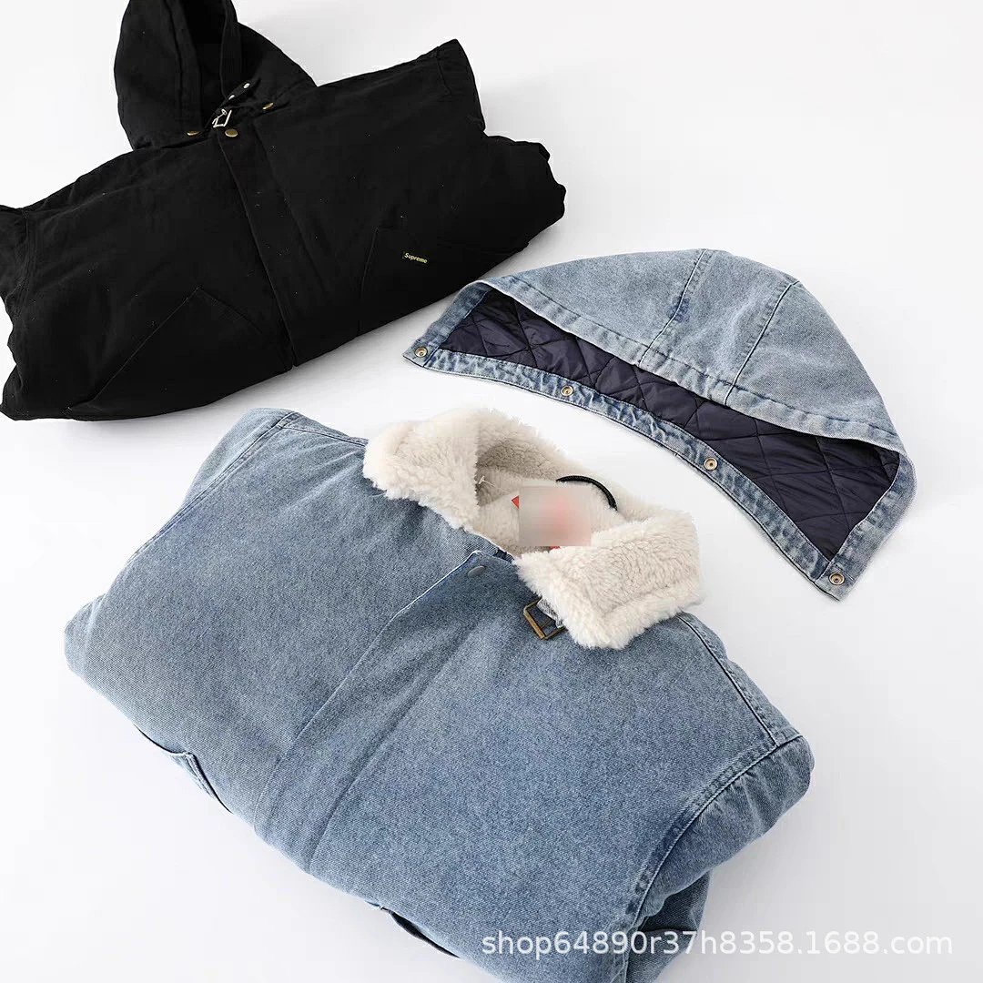 Denim Tears Hooded Denim Jacket Light Wash Blue Outerwear product detail 14 in Litbuy spreadsheet finds