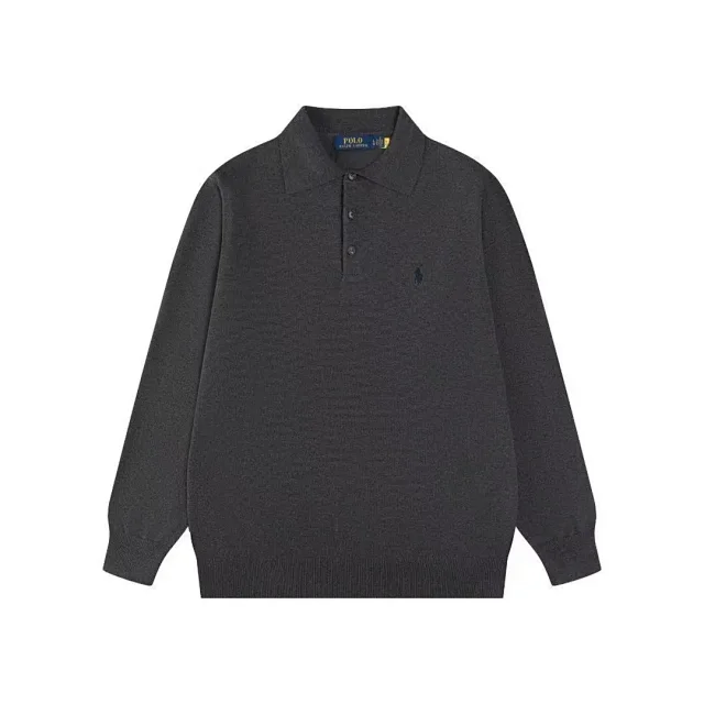 Polo Ralph Lauren Knitwear Long-Sleeve Three-Button Collar Knit Pullover product detail image 17