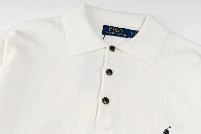 Polo Ralph Lauren Knitwear Long-Sleeve Three-Button Collar Knit Pullover product detail image 25