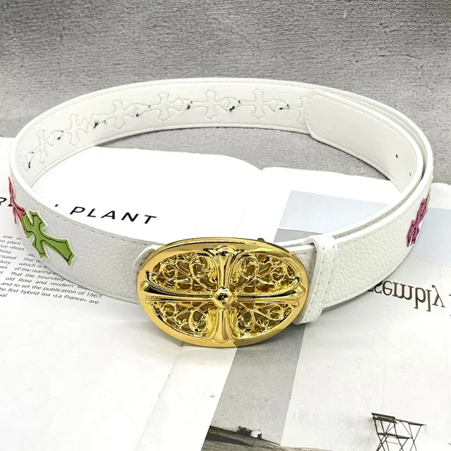 Chrome Hearts Belts Cross Patch Roller Buckle Belt product detail image 33