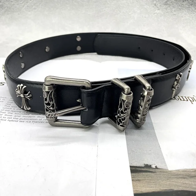 Chrome Hearts Belts Cross Patch Roller Buckle Belt product detail image 44