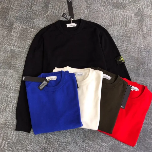 Stone Island Knit Sweater Black - 11