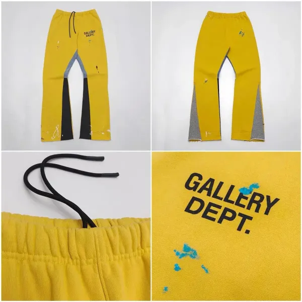 Gallery Dept. Paint-Splatter Sweatpants Blue - 5