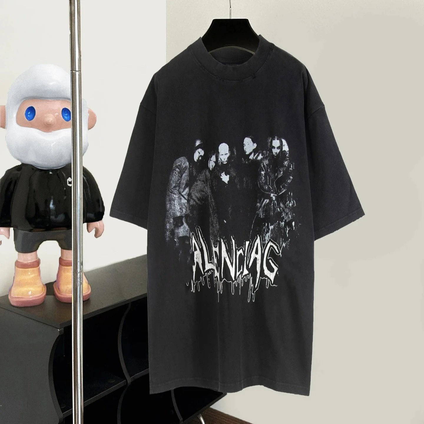 Balenciaga Band Logo T-Shirt