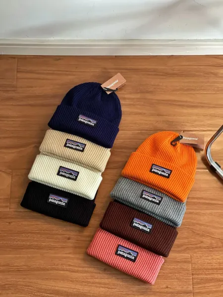 Patagonia Fisherman Beanie Beige Hat - 3