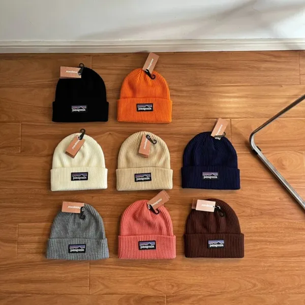 Patagonia Fisherman Beanie Beige Hat - 5