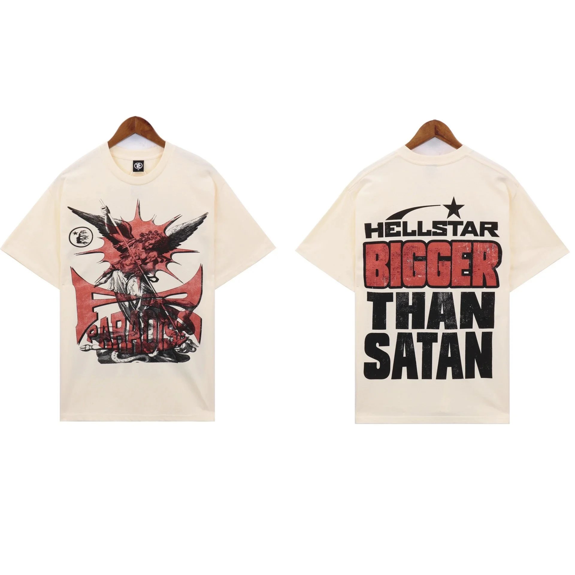Hellstar Graphic Print Black Streetwear T-Shirt
