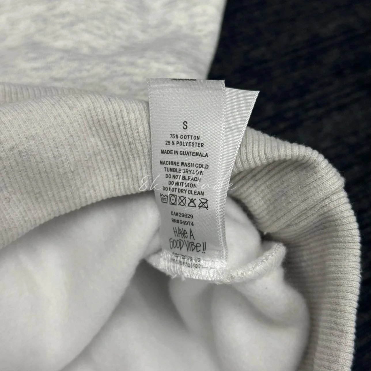 Stüssy Signature Script Hoodie Heather Gray Hoodie - 9