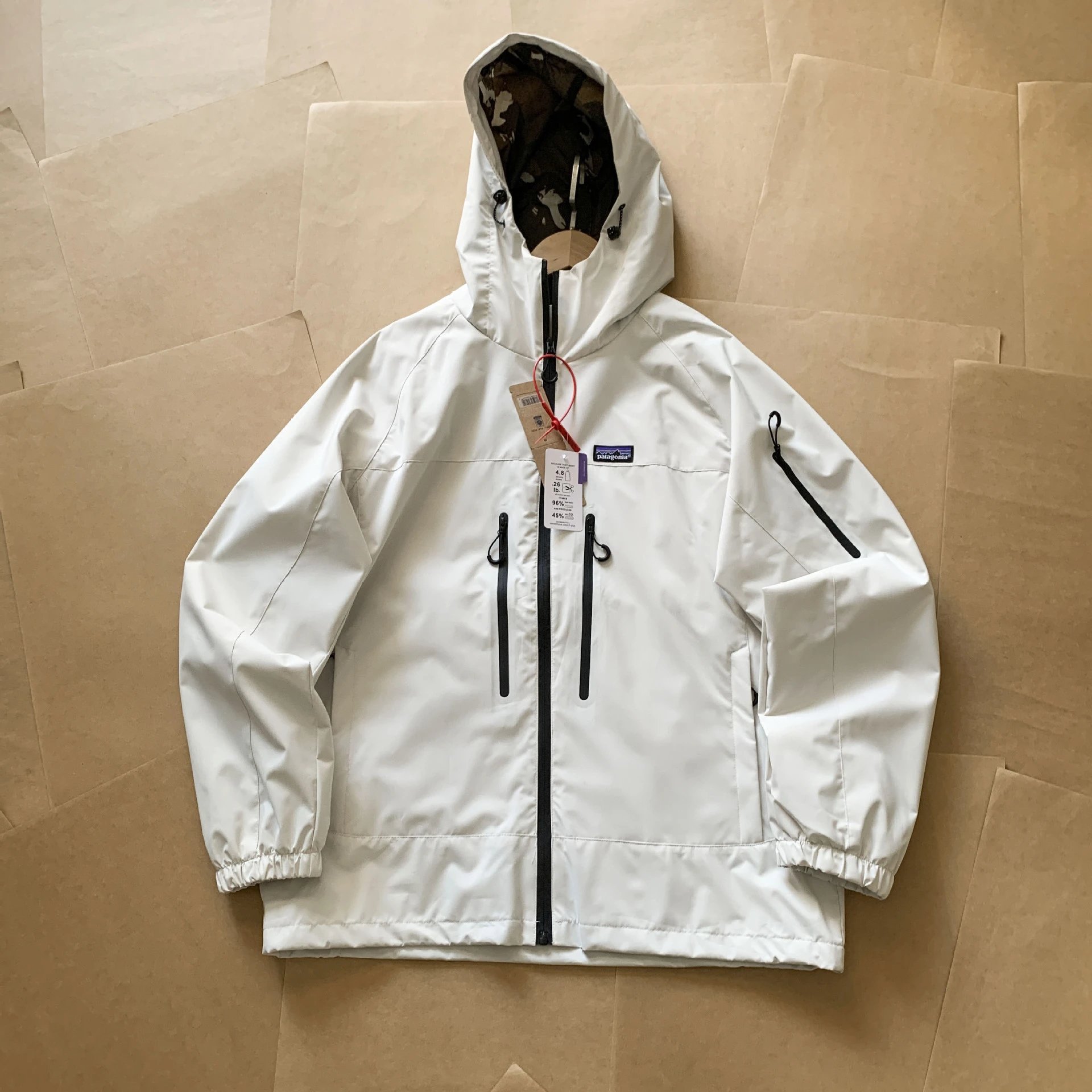Pocket Zip Hood Casual Windbreaker Jacket photo 5