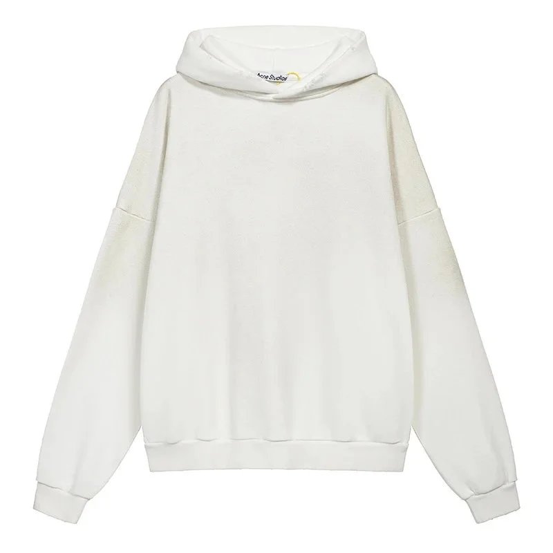 Acne Studios Stockholm 1996 Off White Gray Oversized Hoodie