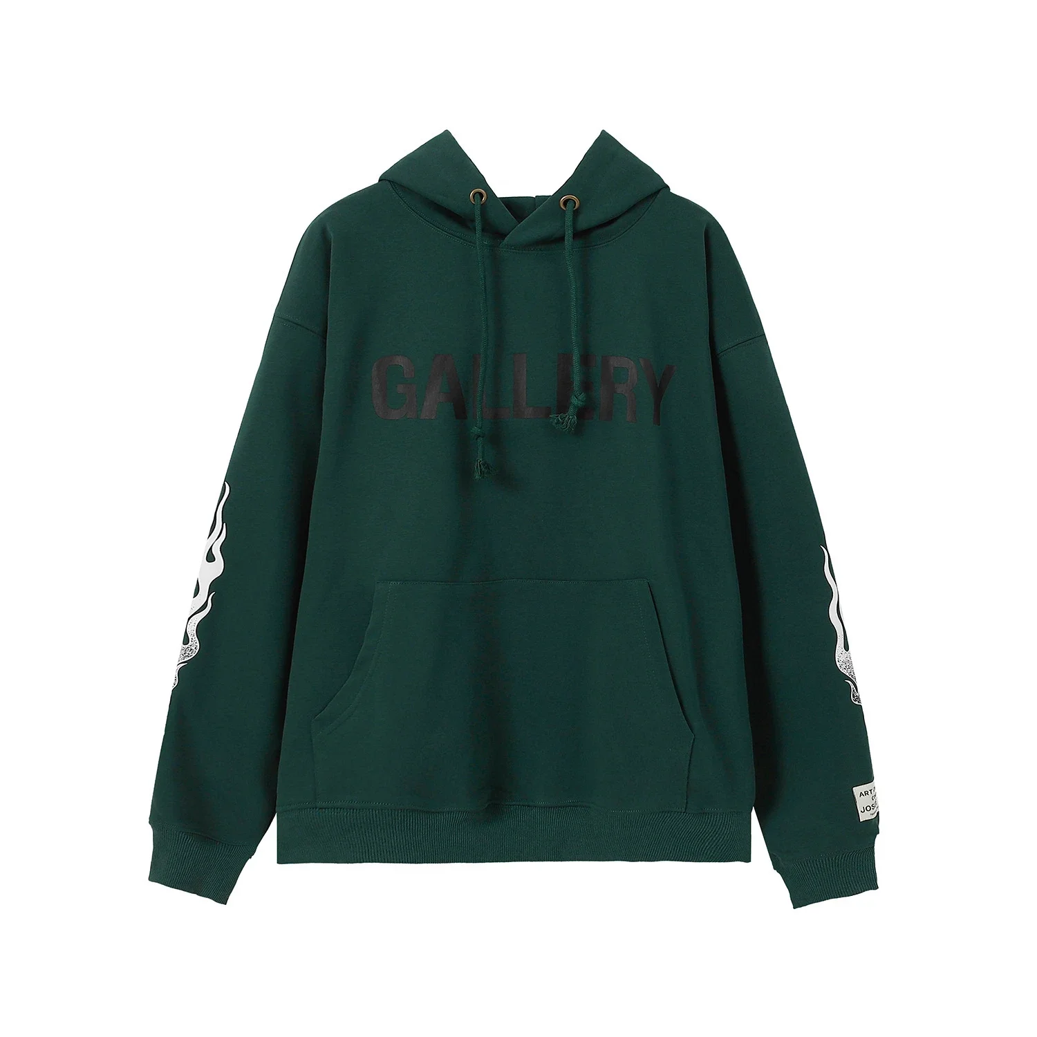 Retro distressed GD brain casual loose hooded sweatshirt for men and women with the same style hoodie