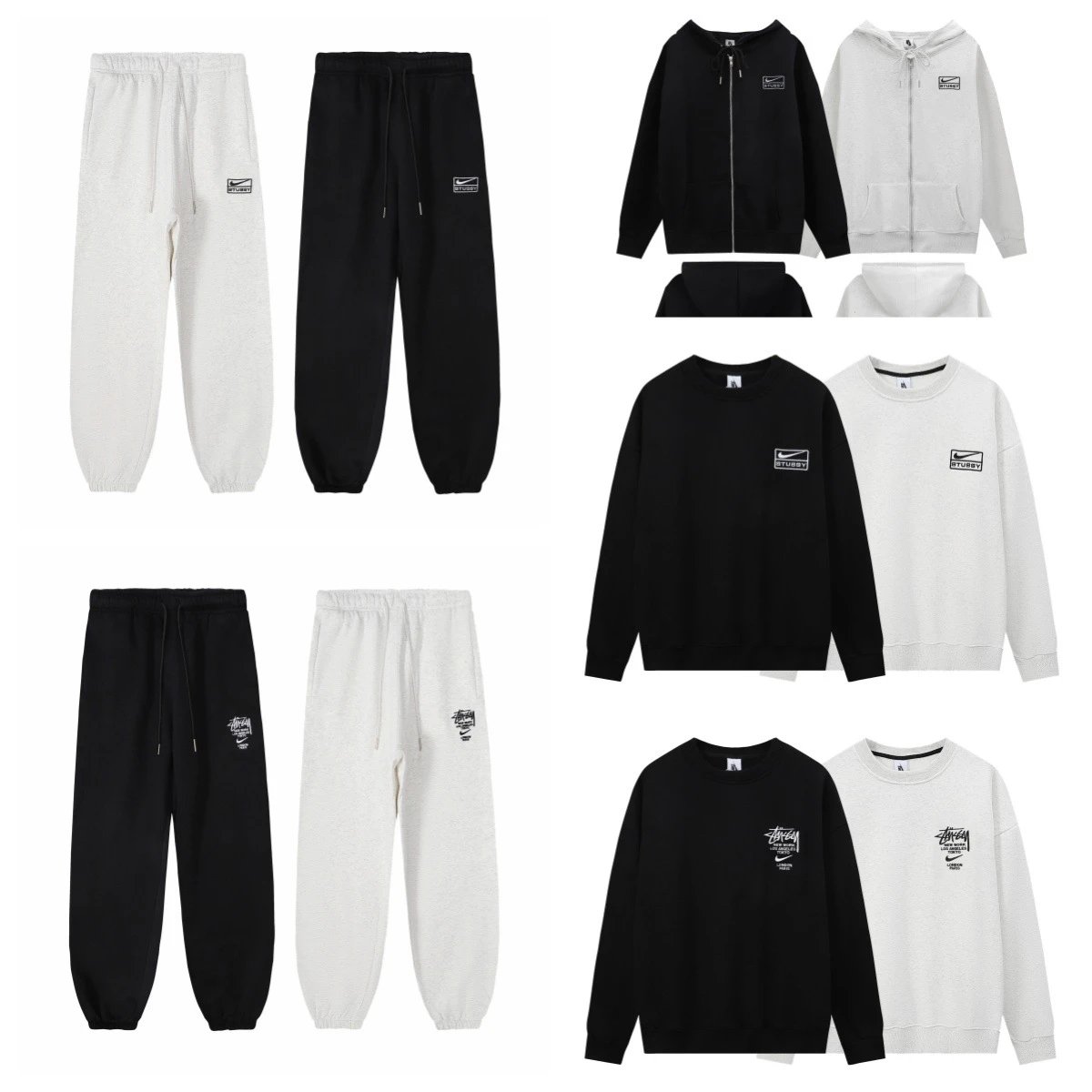 S Letter Collaboration Loose Sweatsuit