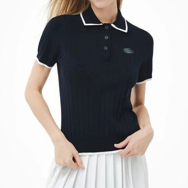 Vintage School Sport Short Sleeve Polo Sweater