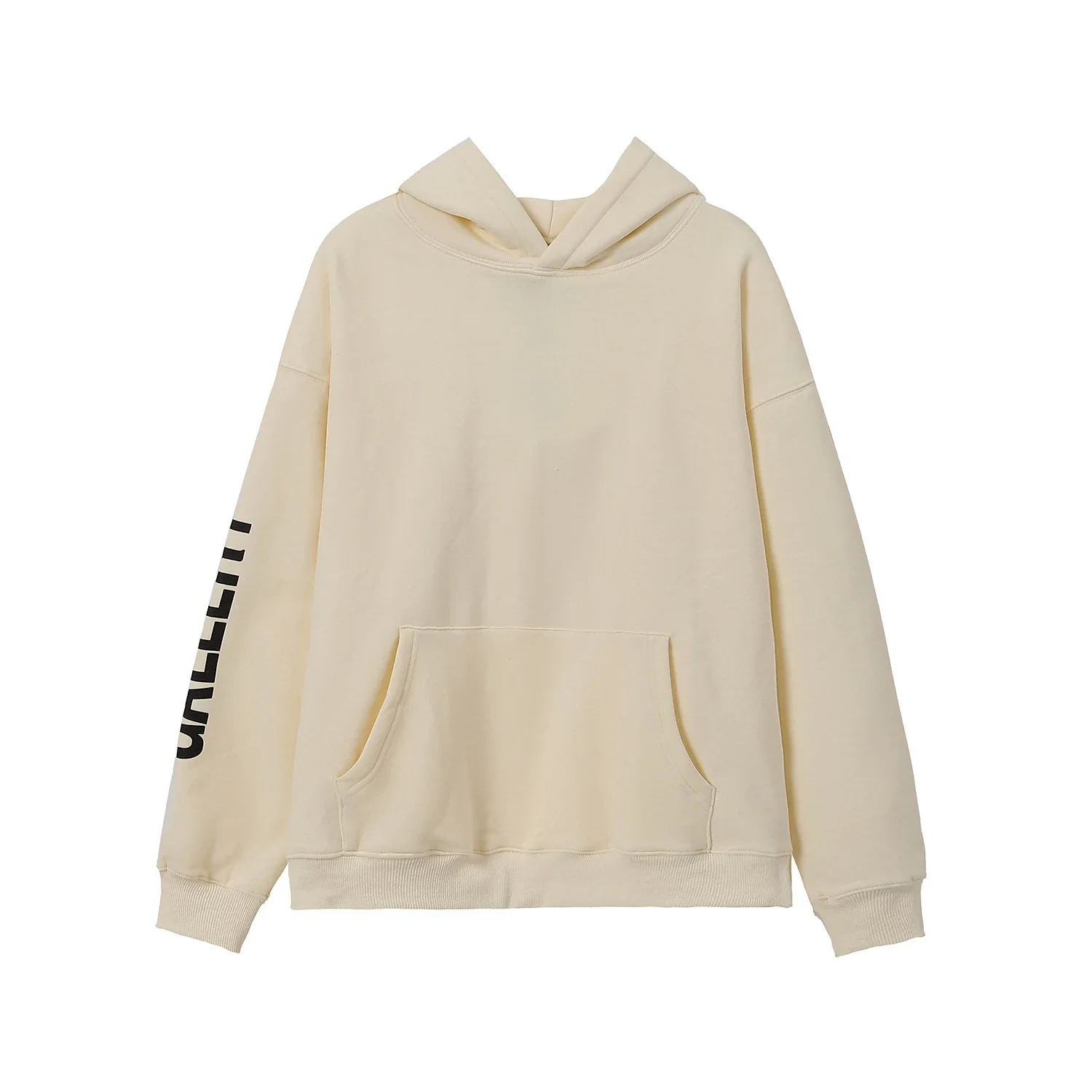 Retro distressed GD brain casual loose hooded sweatshirt for men and women with the same style hoodie product image