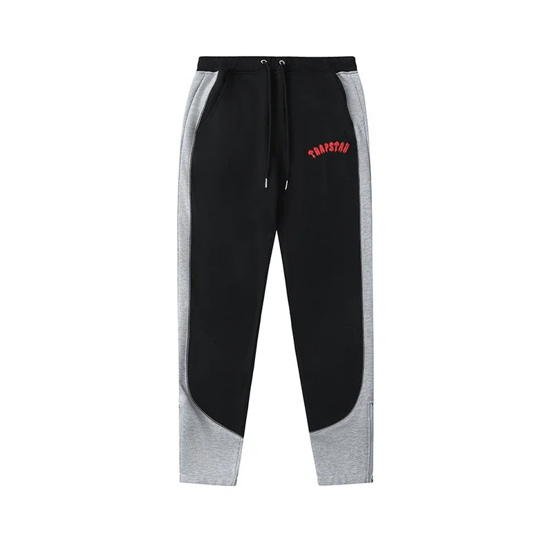 Gradient letter tiger head embroidery hooded sweatshirt + long pants sports suit product image