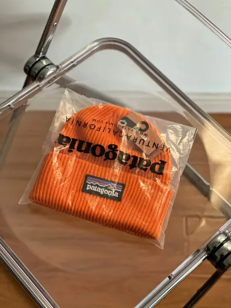 Patagonia Fisherman Beanie Beige Hat - 9