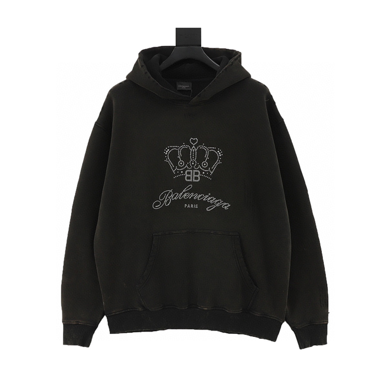 BLCG Crown Rhinestone Hoodie