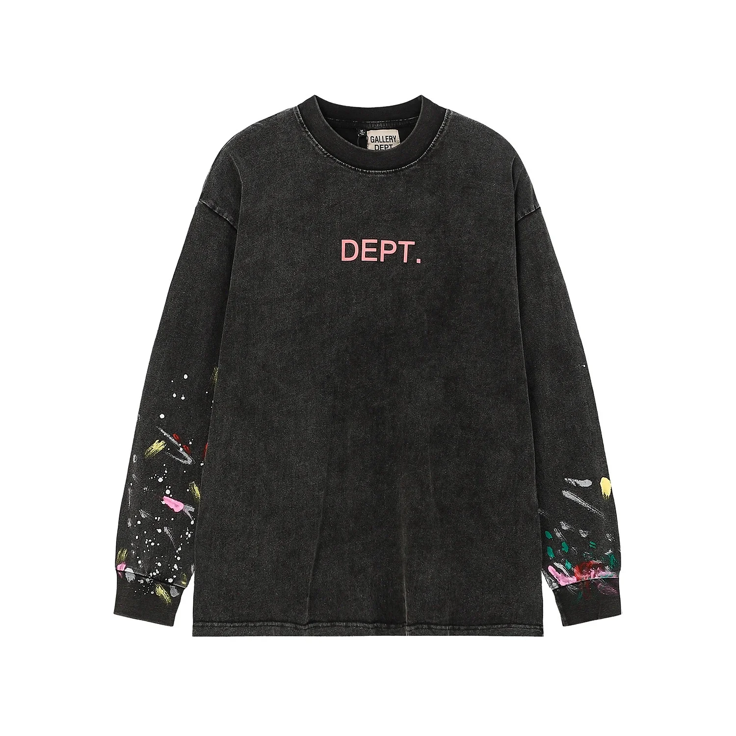 Retro distressed GD brain casual loose hooded sweatshirt for men and women with the same style hoodie