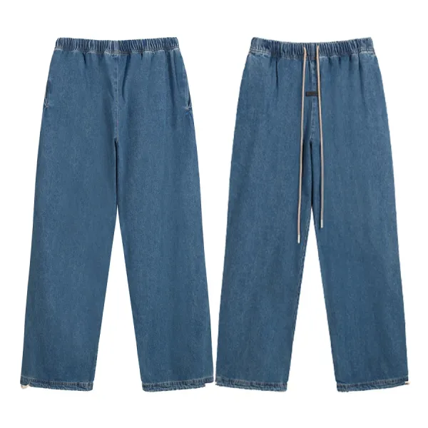 Off-White Industrial Denim Jogger Pants Blue - 1