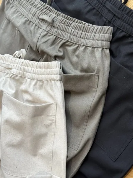 Polo Ralph Lauren Linen-Blend Jogger Pants Beige - 15