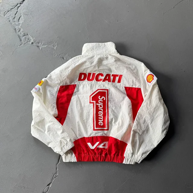 Supreme Jackets Zip-Up Football Track Jacket product detail image 13