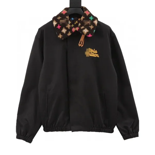 Louis Vuitton Reversible Fleece Collar Windbreaker Black Jacket - 5