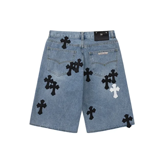 Unbranded Shorts Denim with Cross Appliqué product detail image 11