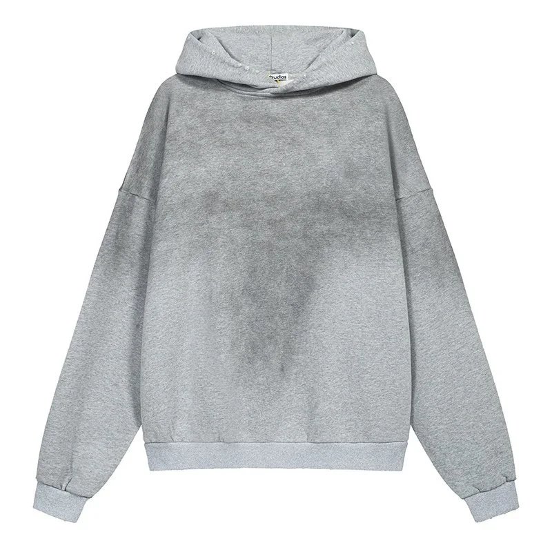 Acne Studios Stockholm 1996 Off White Gray Oversized Hoodie
