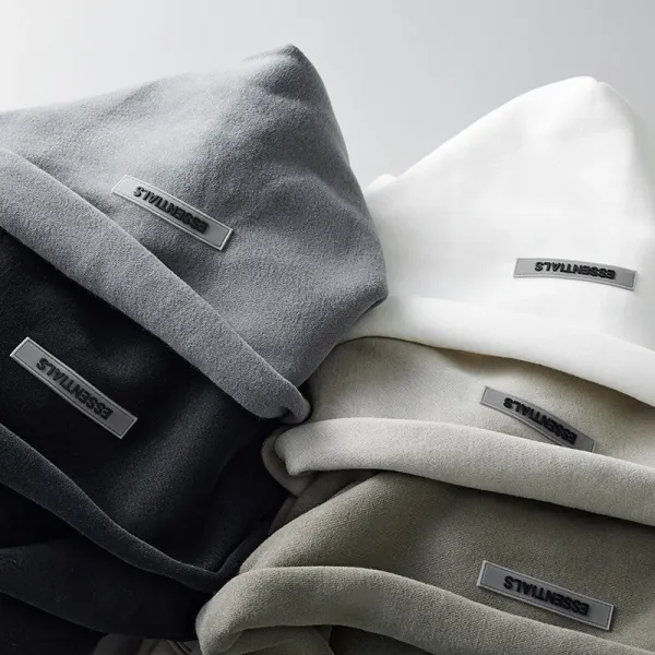 Fear of God Essentials Black Classic Hoodie - 12