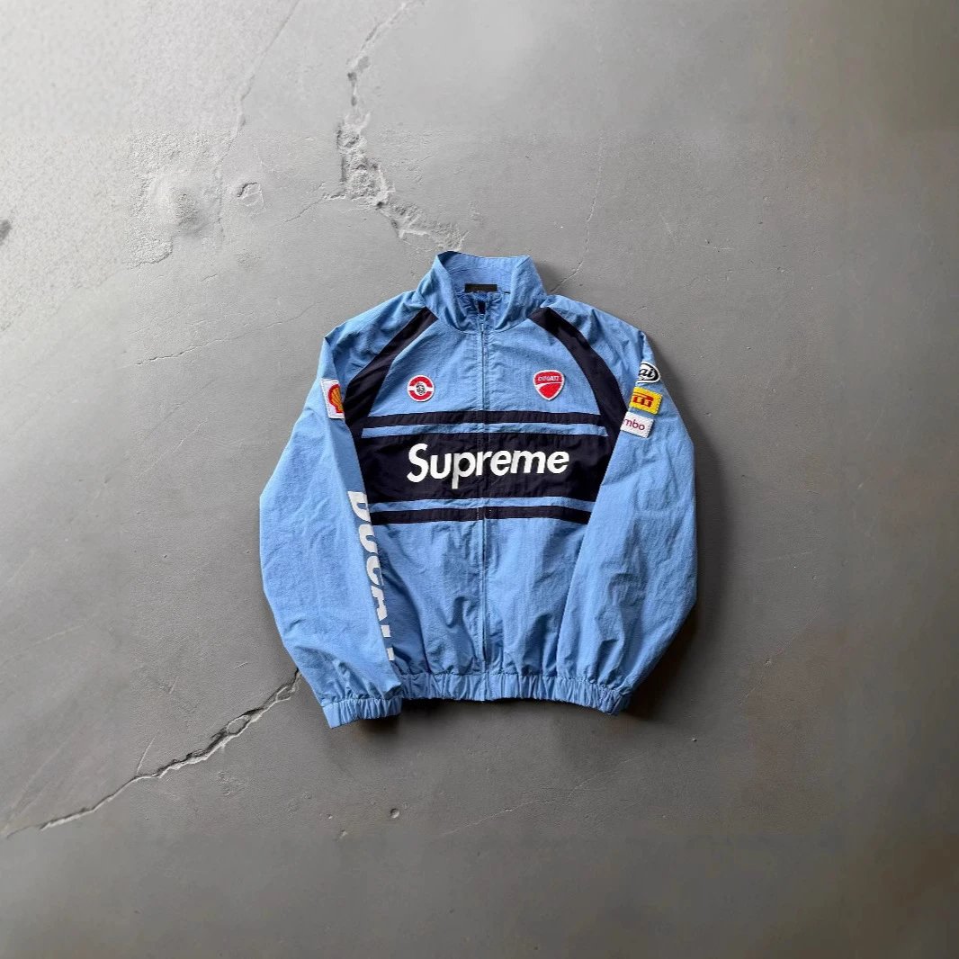 Supreme Umbro Black Soccer Track Jacket