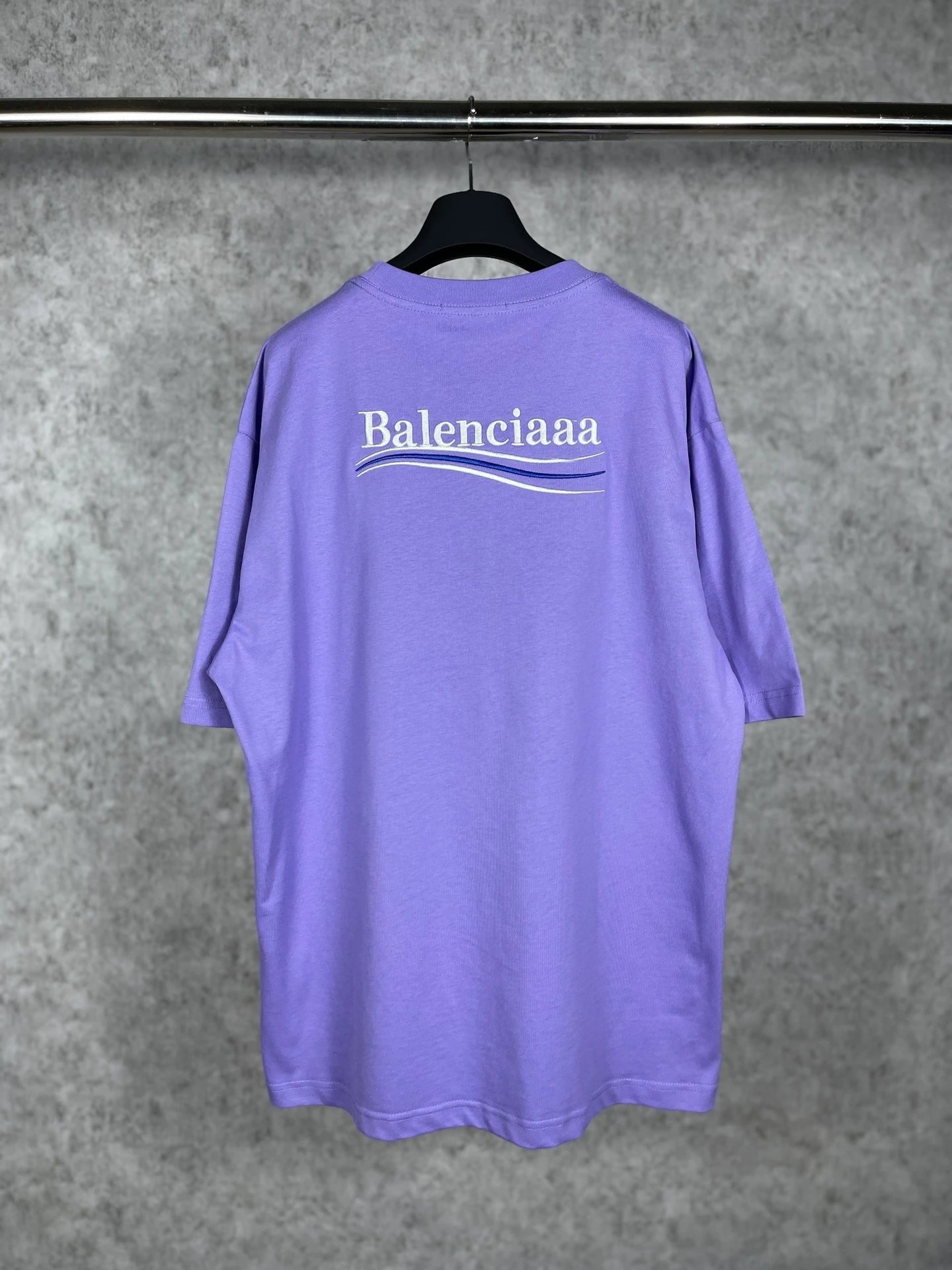Balenciaga Logo Wave T-Shirt Khaki - 18