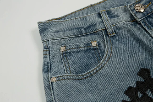 Unbranded Shorts Denim with Cross Appliqué product detail image 32