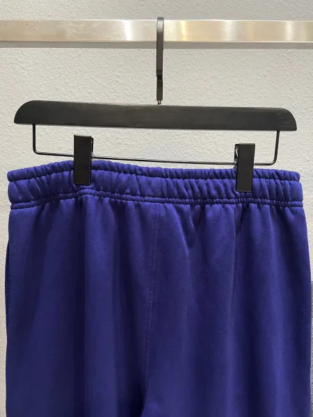 Balenciaga Logo-Embroidered Purple Sweatpants - 16