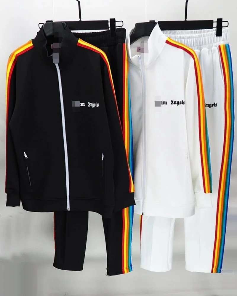 Palomo Striped Rainbow Pants Tracksuit