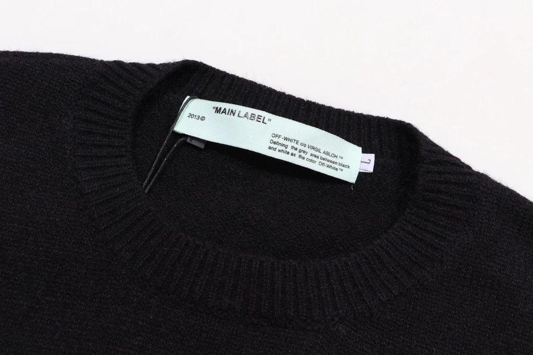 Off-White Wool Sweater Knit photo 8