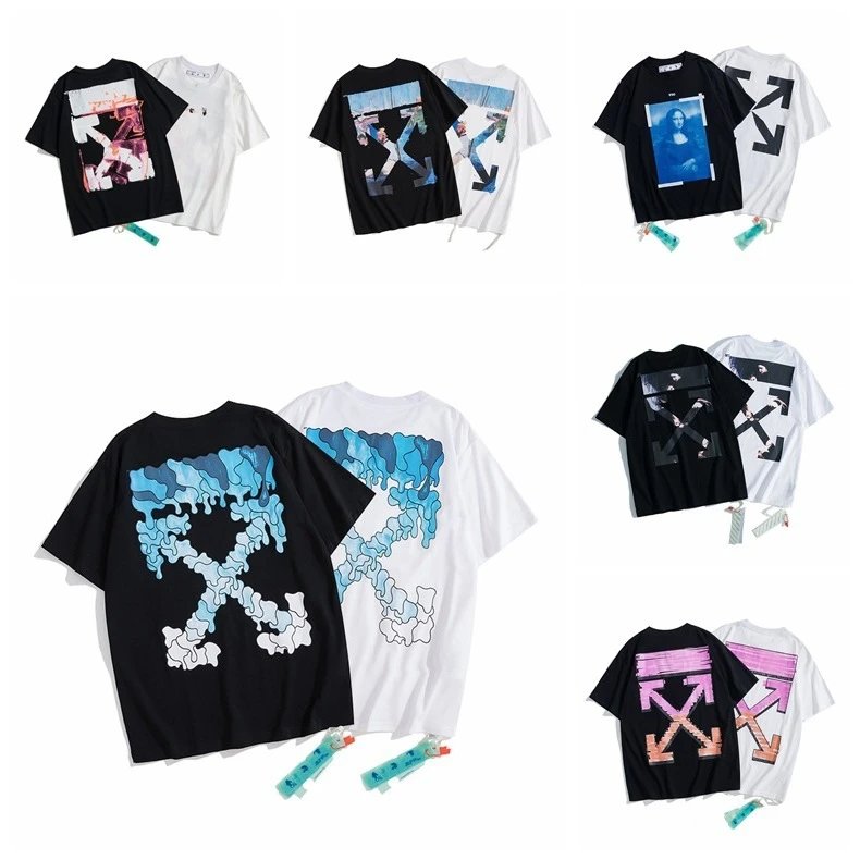 Spring Watercolor Splash Print T-Shirt