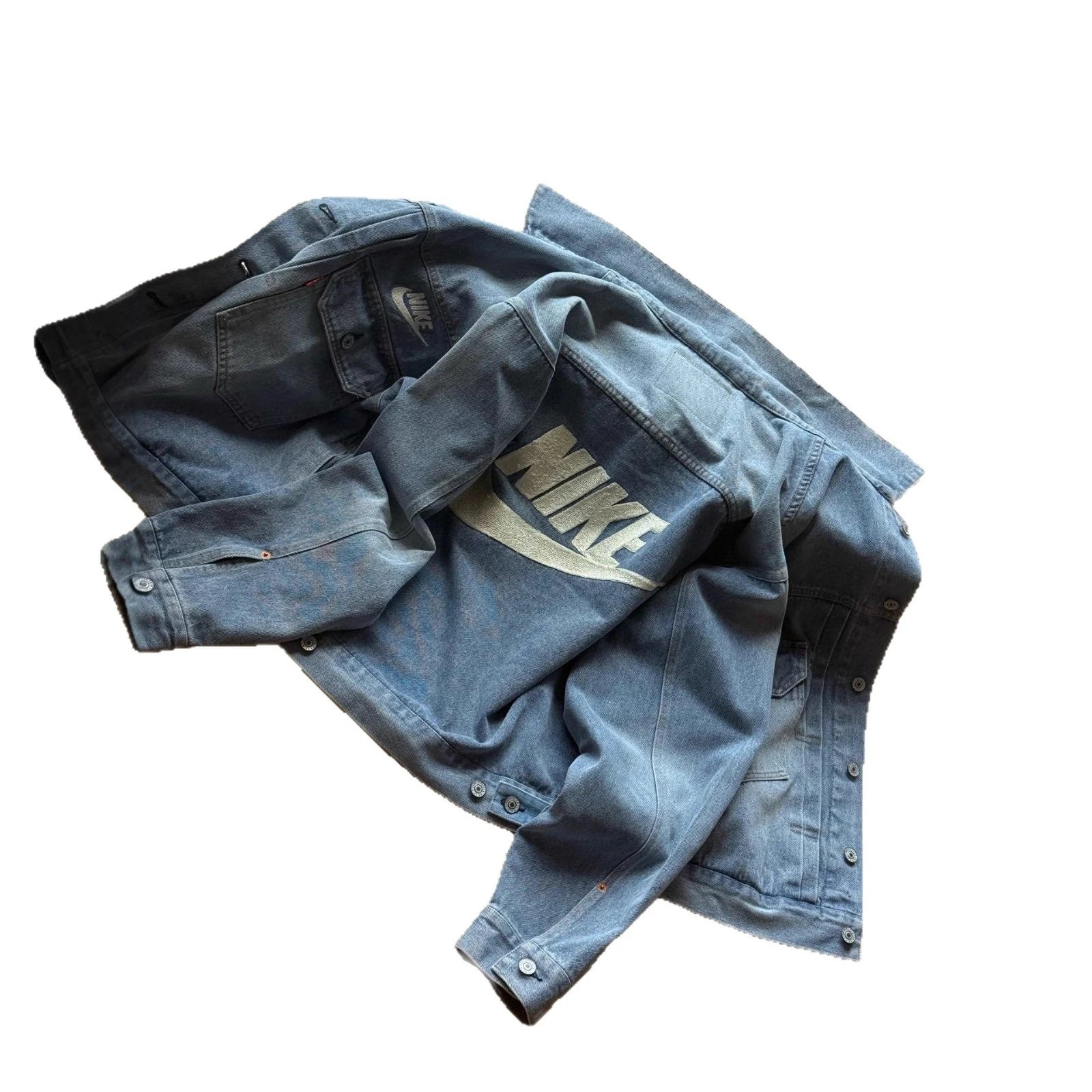 Nike Denim Jacket Light Blue Classic Trucker