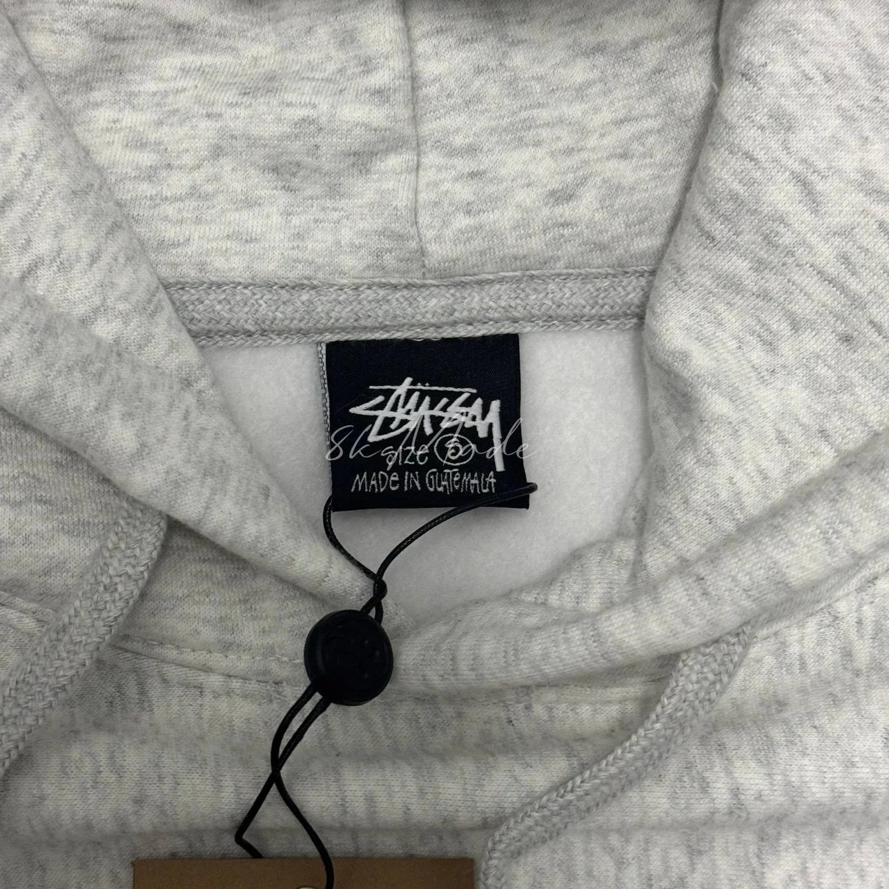Stüssy Signature Script Hoodie Heather Gray Hoodie - 10