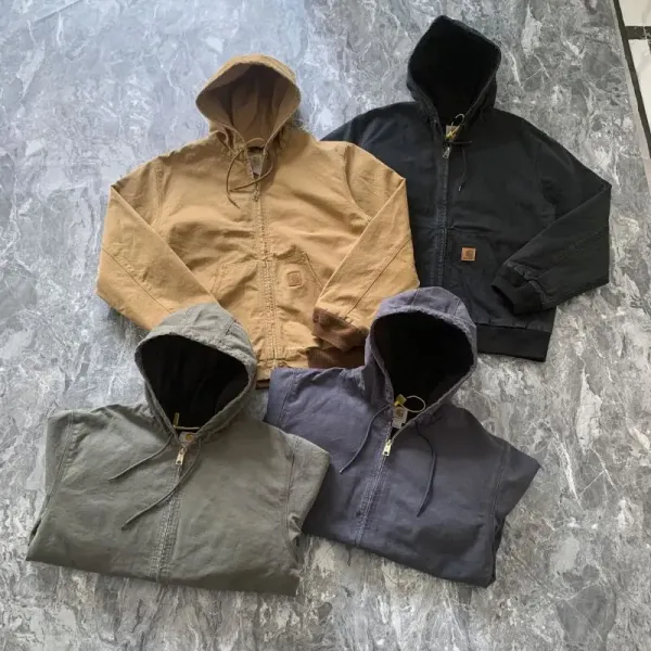 Carhartt Work In Progress Active Jacket Army Green Outerwear - 13