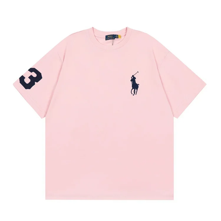 Paul marque short sleeve solid color round neck casual half sleeve versatile style for men and women(pic5) Paul marque short sleeve solid color round neck casual half sleeve versatile style for men and women