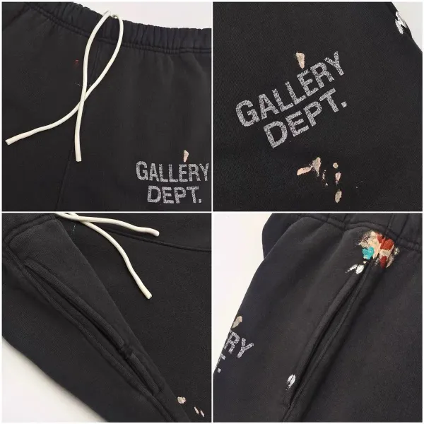 Gallery Dept. Paint-Splatter Sweatpants Blue - 11