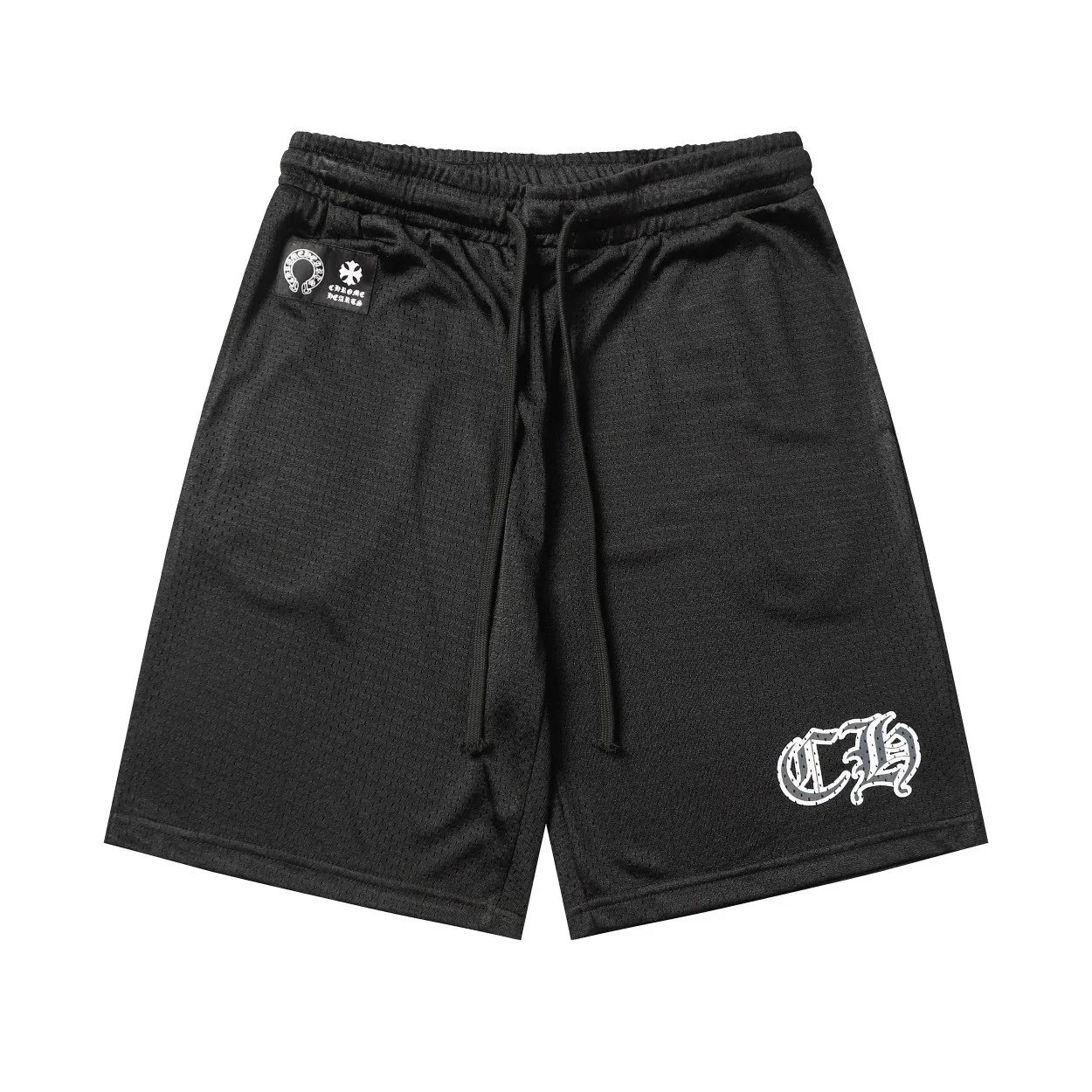 black shorts