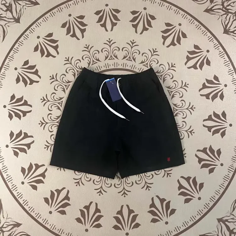 RL pony label pure cotton zipper summer loose wide-leg pants casual breathable elastic waist shorts(pic7) RL pony label pure cotton zipper summer loose wide-leg pants casual breathable elastic waist shorts