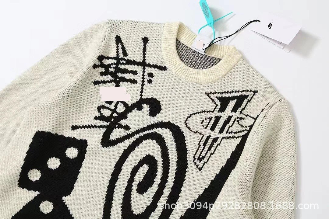 Design Oversized Plaid Knit Cardigan Multicolor - 25